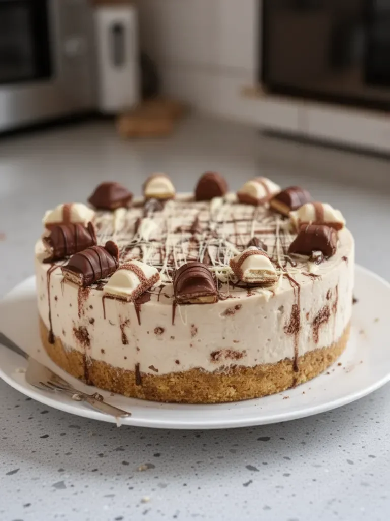 Cheesecake de Kinder Bueno