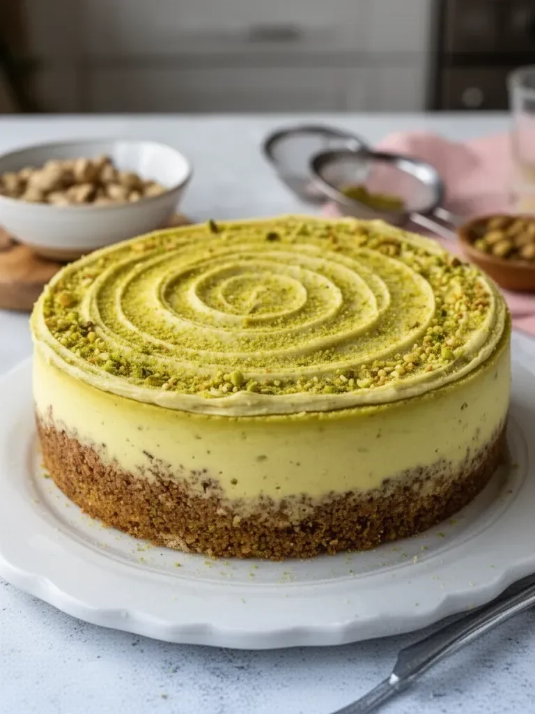 Cheesecake de Pistacho