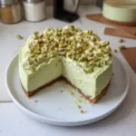 Cheesecake de Pistacho Sin Hornear