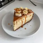 Cheesecake de Plátano, Caramelo y Nueces