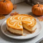 Cheesecake de Remolino de Calabaza