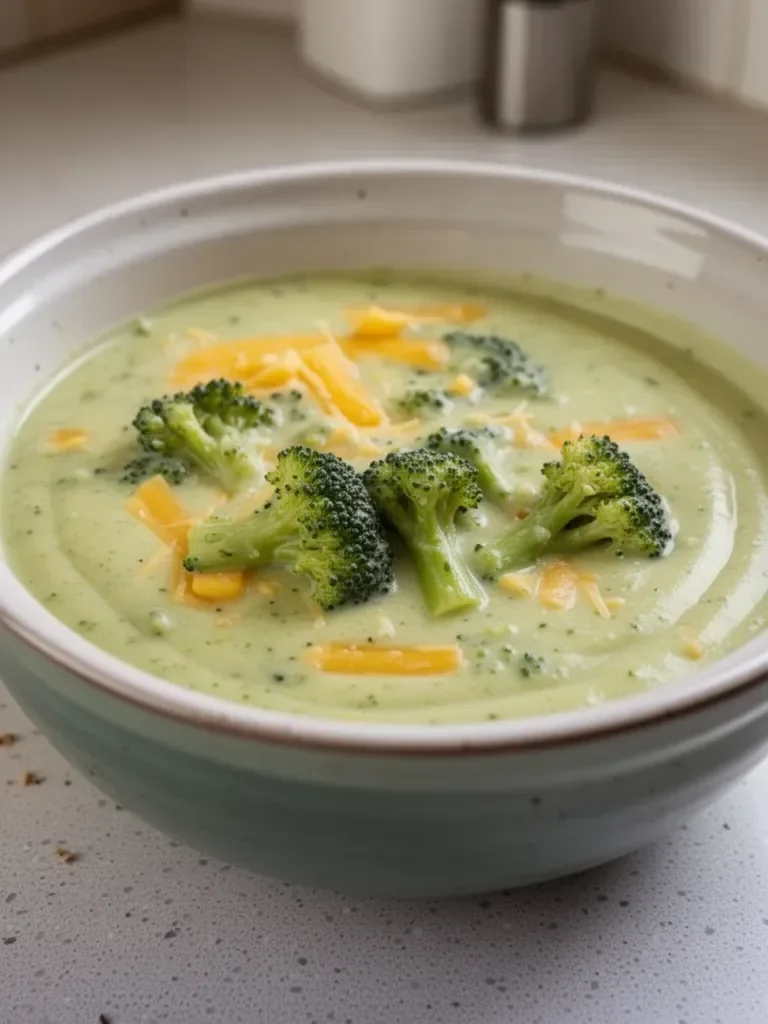 Receta de Crema de Brócoli con Queso