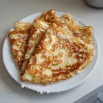 Crepes de queso cottage altos en proteína