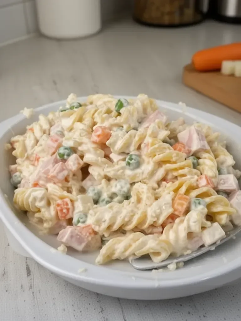 Ensalada rusa con pasta