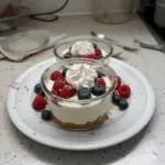 Frascos de Cheesecake de Proteína Saludable