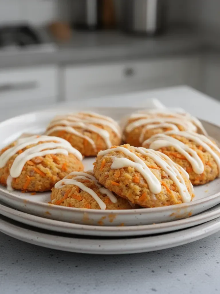 Galletas de requesón con zanahoria