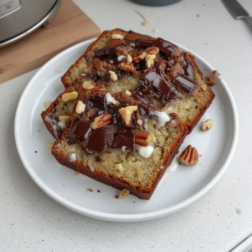 Pan de plátano saludable con yogur, una opción nutritiva y deliciosa