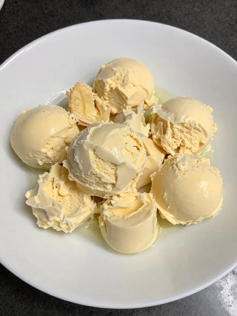 Helado de Vainilla en Frío