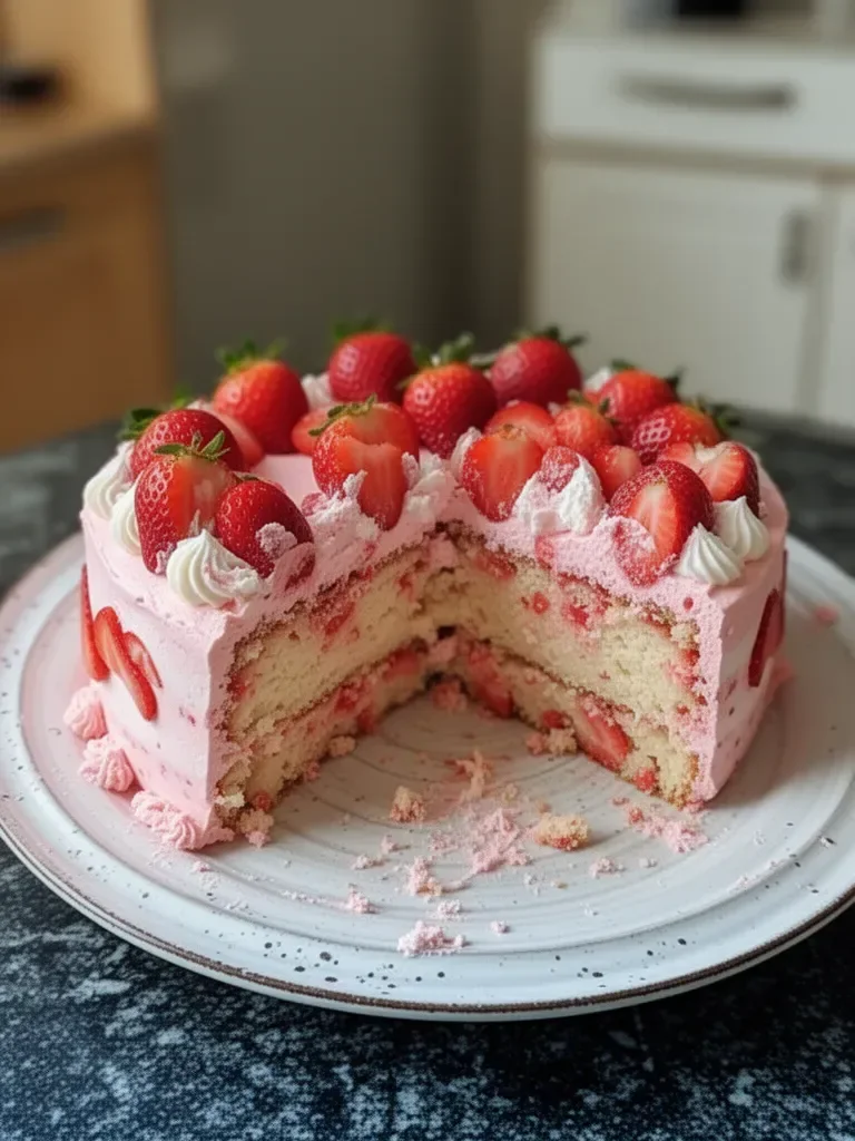 Mejor Pastel de Fresa de Todos los Tiempos