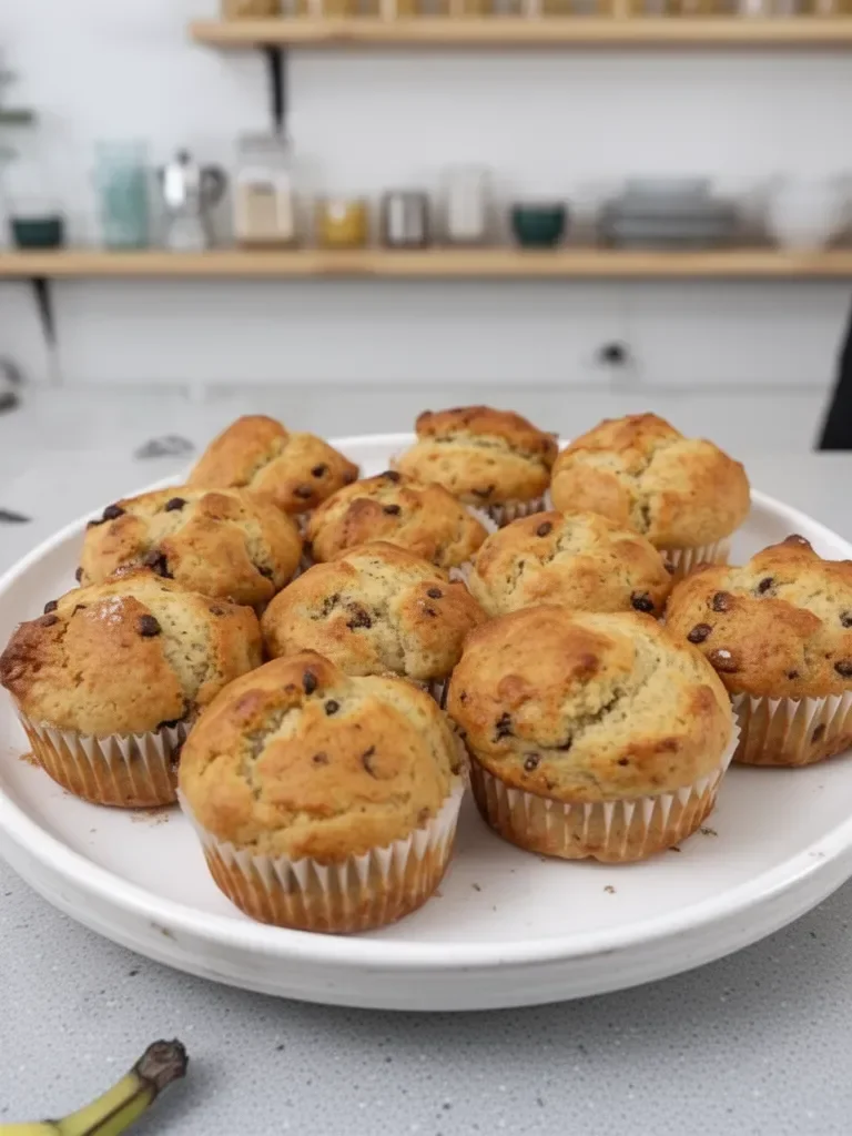 Muffins Veganos de Plátano
