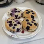 Panecillos Altos en Proteína con Arándanos