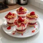 Parfaits de Queso Sin Hornear