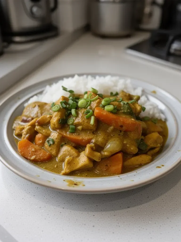 Pollo al Curry Fácil