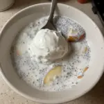 Pudding de Chía con Manzana (Desayuno Saludable de Yogur Griego)