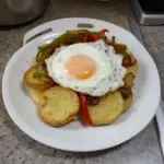 Receta de Patatas a lo Pobre al Horno con Huevo