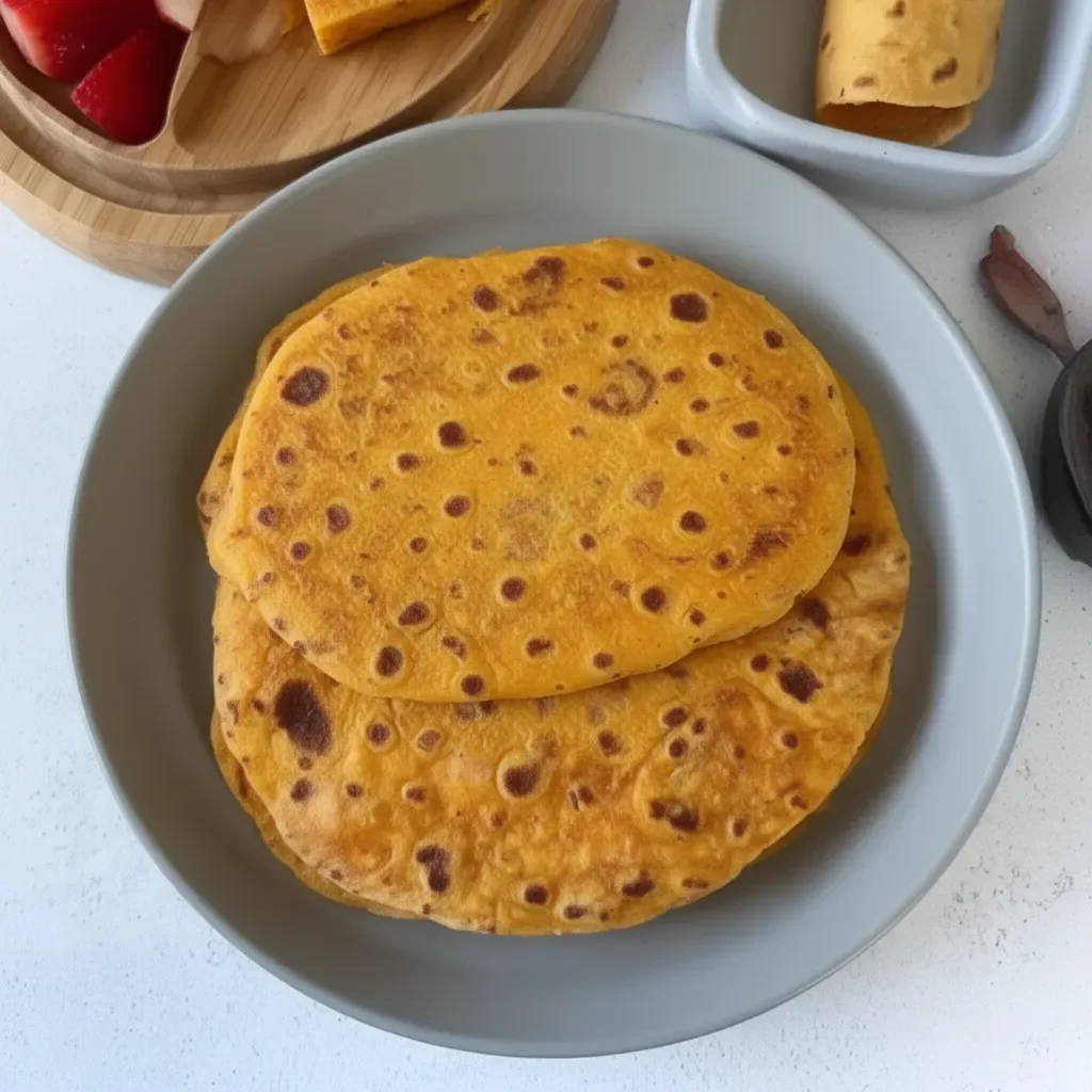 Receta de tortillas de batata recién hechas y apetitosas