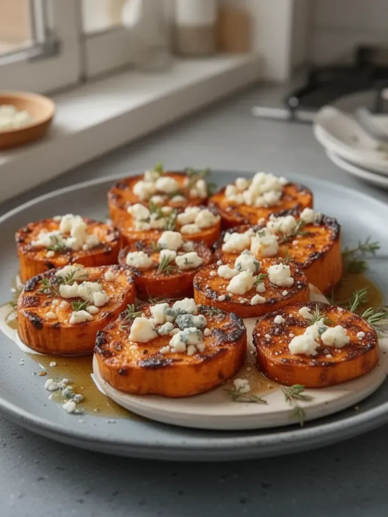 Rodajas de batata con miel