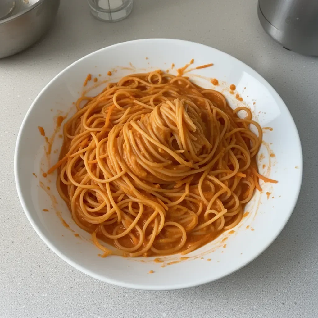 Salsa de Zanahorias para acompañar pasta y realzar su sabor.