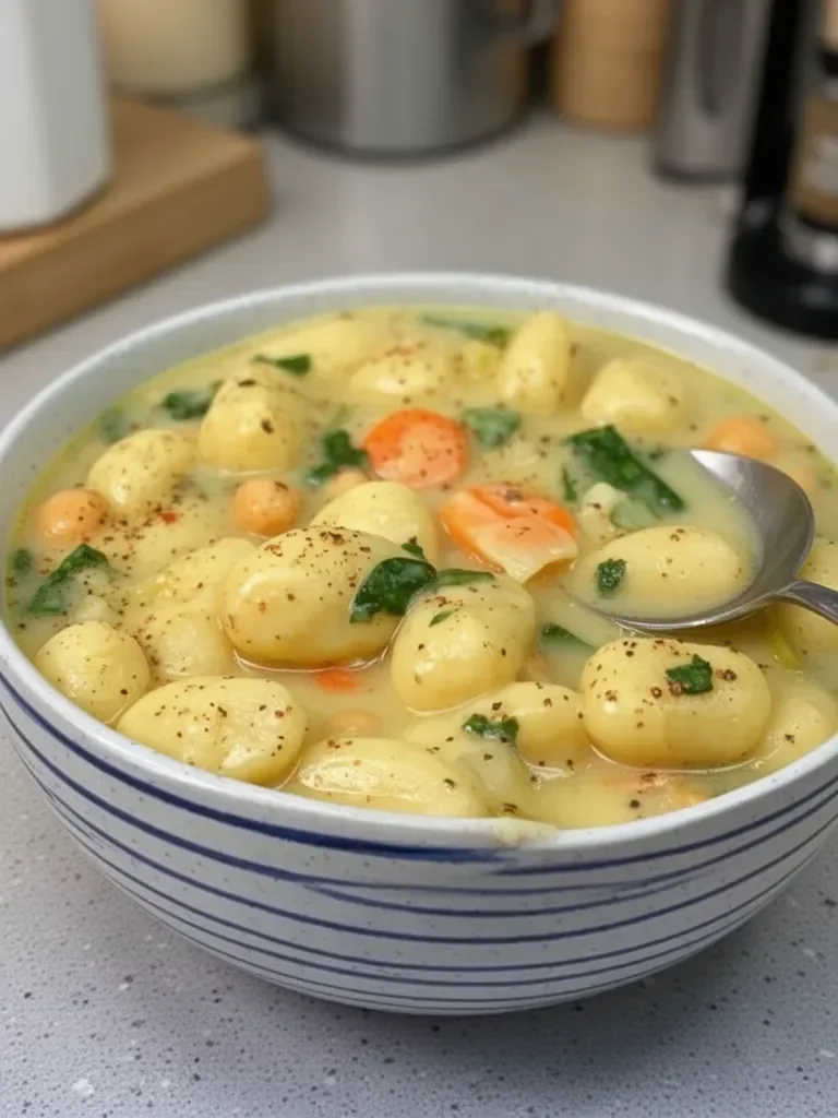 Sopa de Gnocchi Vegana