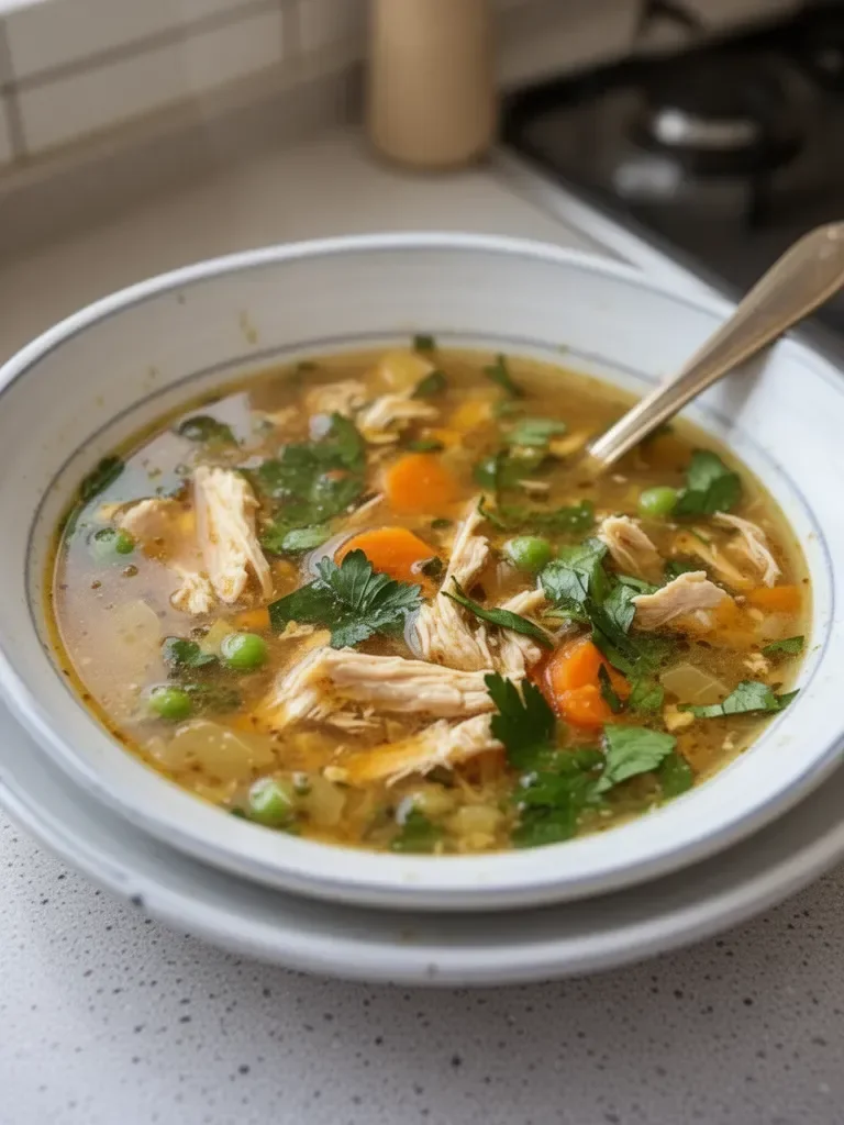 Sopa de Pollo Anti-Inflamatoria