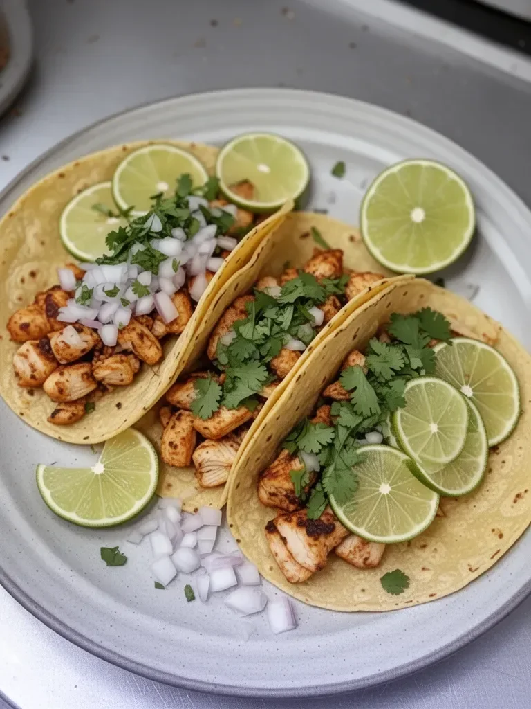 Tacos Callejeros de Pollo
