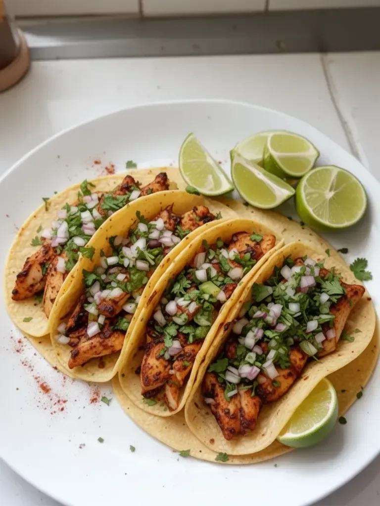 Receta de Tacos de Pollo Callejeros que Necesitarás (¡Auténticos y Fáciles!)