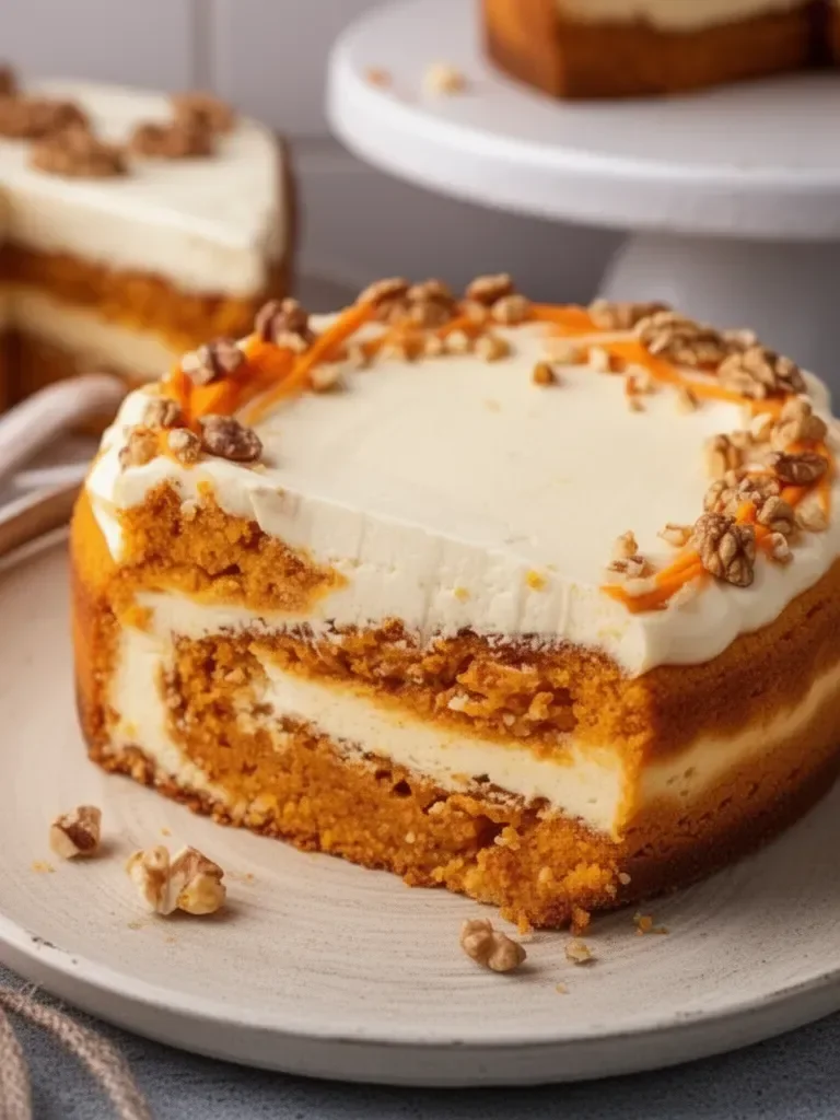 Tarta de Queso de Zanahoria