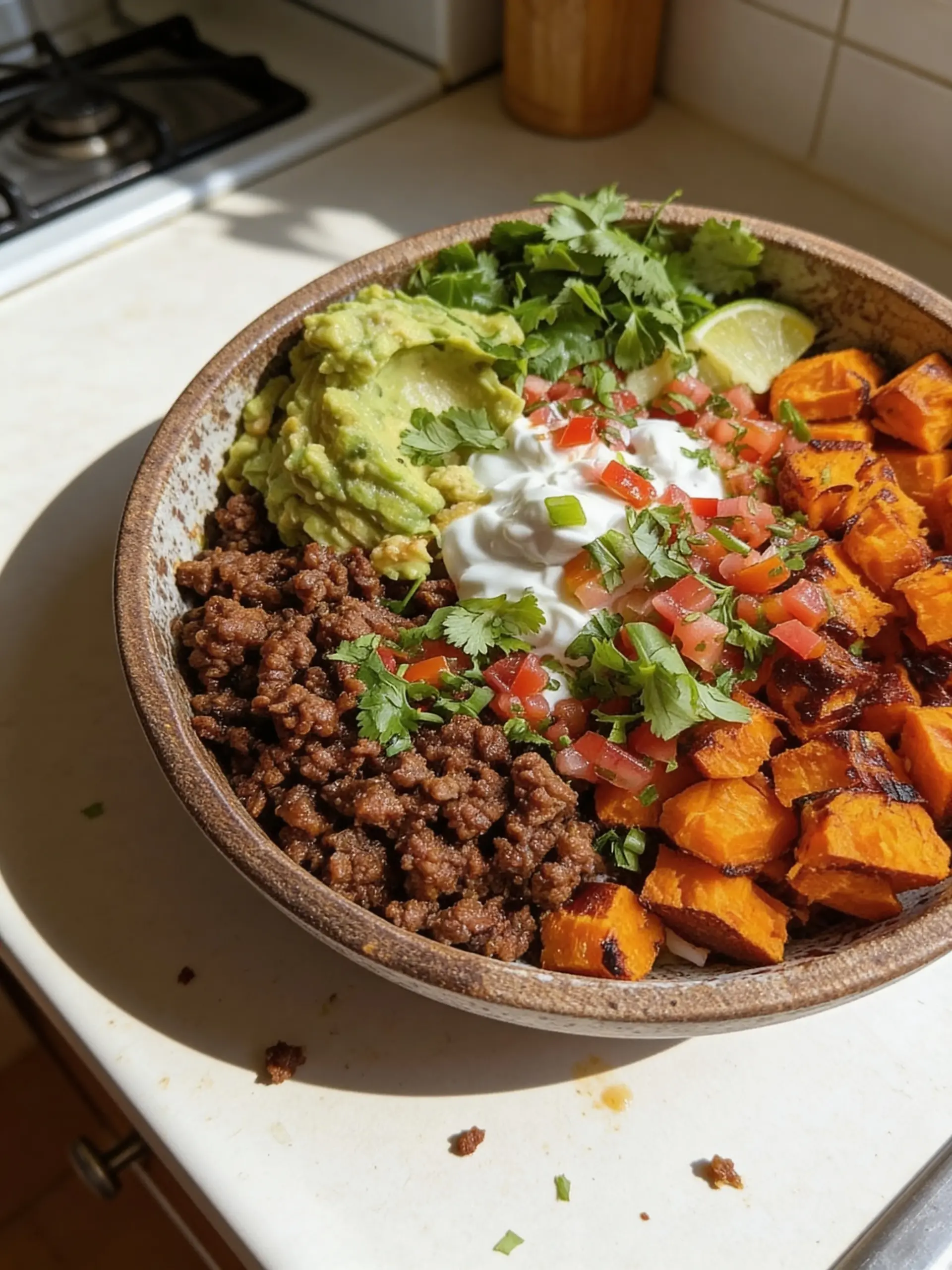 Tazón de Tacos de Batata