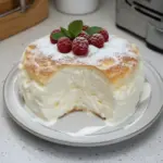Torta de Nube de Yogur para un Postre Ligero