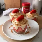 Verrine de Speculoos estilo Fraisier
