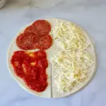 Wrap de Tortilla de Pizza Fácil