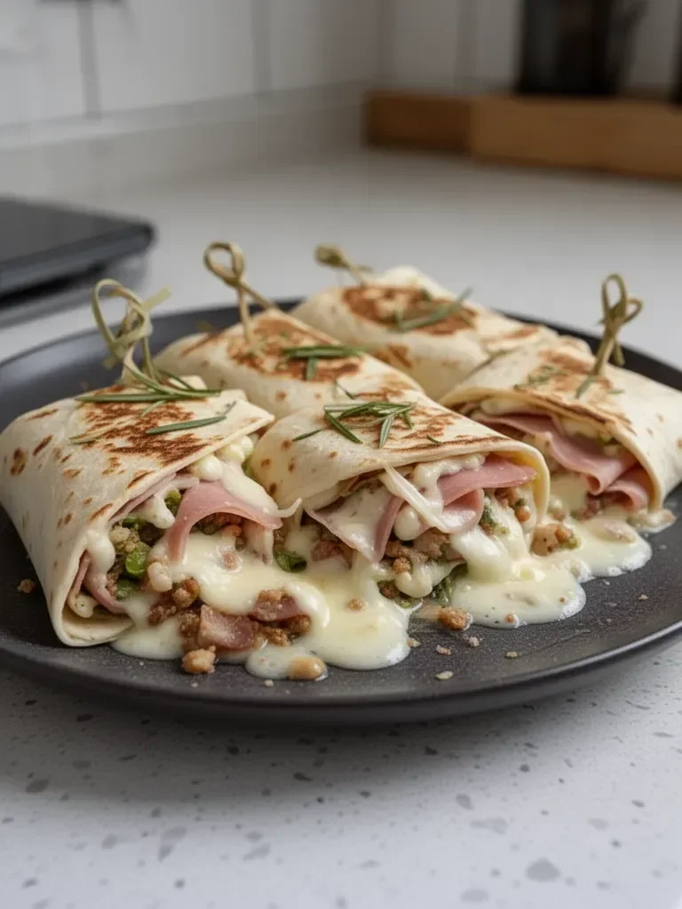 Wraps de queso y jamón: La receta sencilla para deliciosos wraps