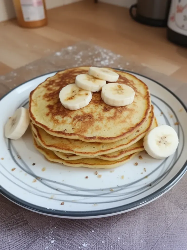 Panqueques de Plátano con 3 Ingredientes