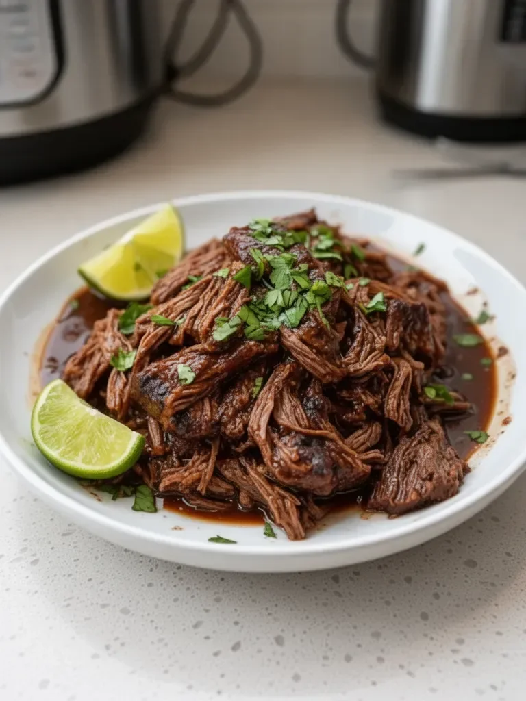Barbacoa de Res en Instant Pot
