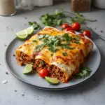 Enchiladas de Carne Molida