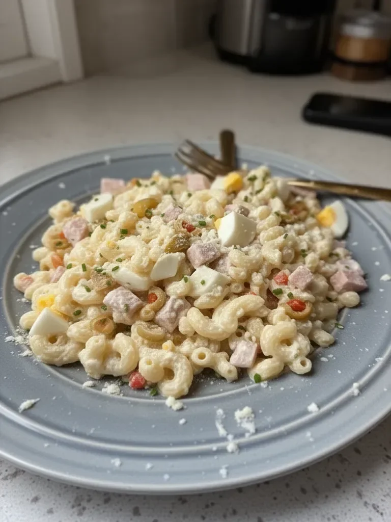 Ensalada de Coditos (Ensalada de Macarrones Puertorriqueña)
