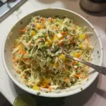 Ensalada de col con piña