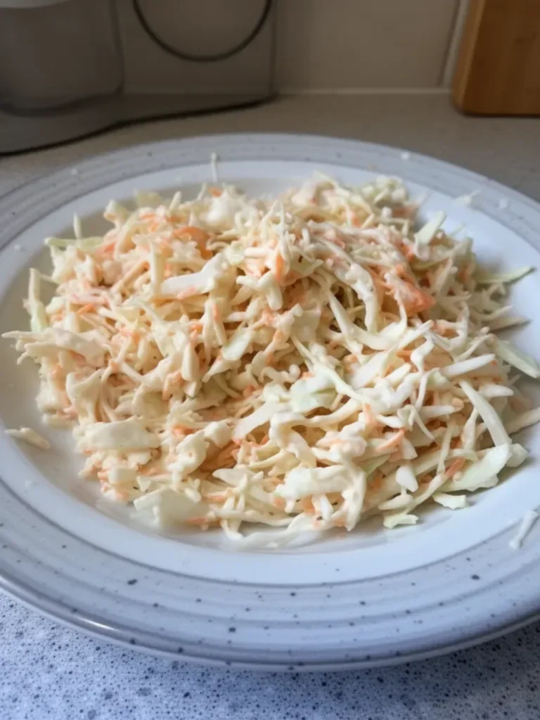 Ensalada de col cremosa