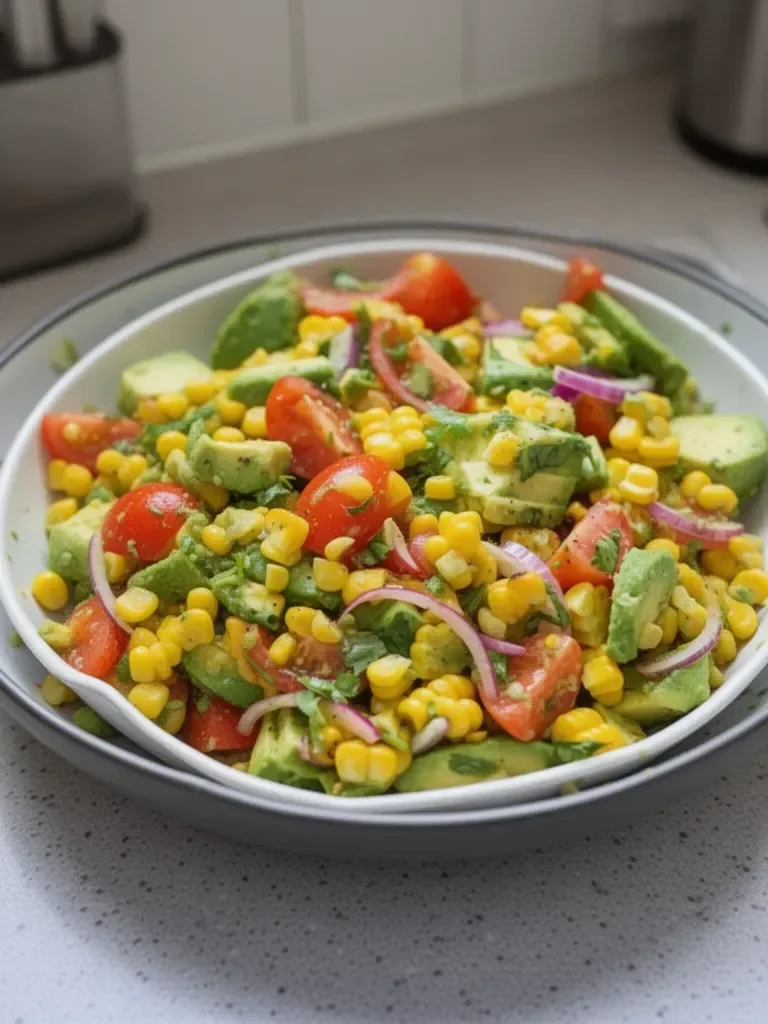 Ensalada de Maíz y Aguacate