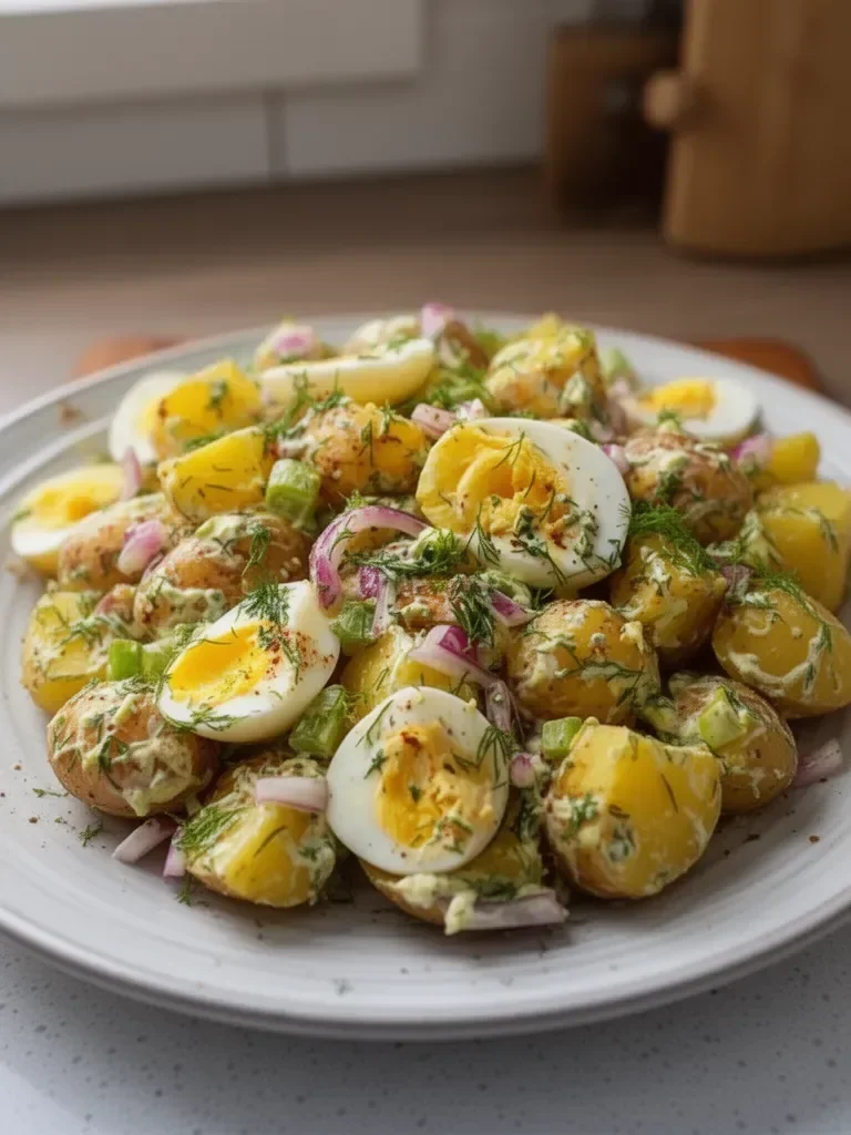 Receta de Ensalada de Papa Caliente