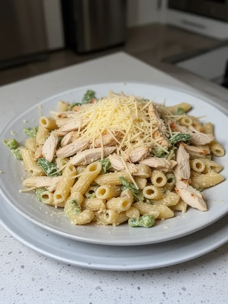 Ensalada de Pasta César con Pollo