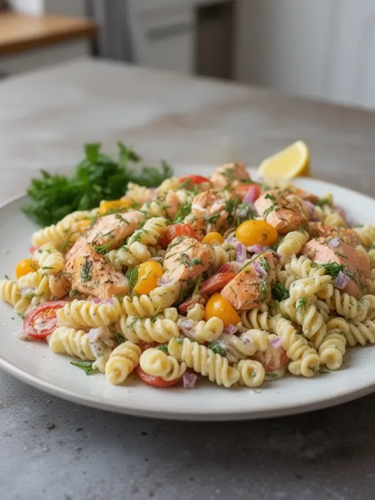 Ensalada de Pasta con Salmón