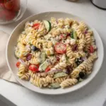 Ensalada de Pasta Festiva de Navidad