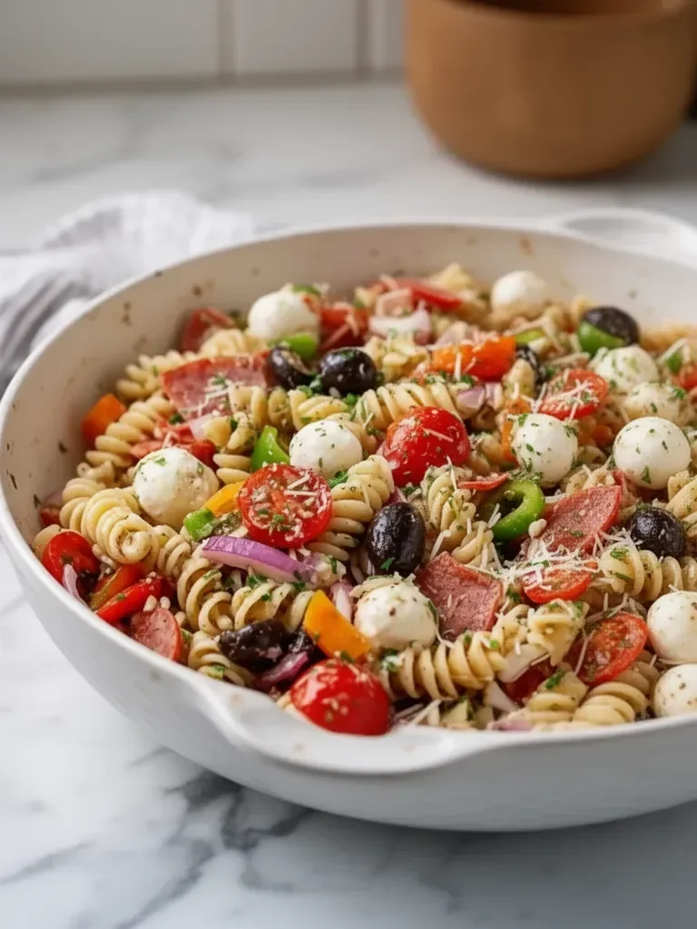 Ensalada de pasta italiana