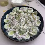 Ensalada de pepino con yogur