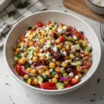 Ensalada Mediterránea de Garbanzos y Feta