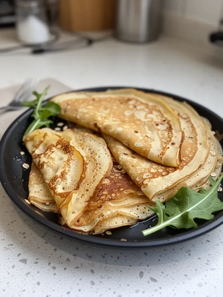 Healthy Oat Crepes