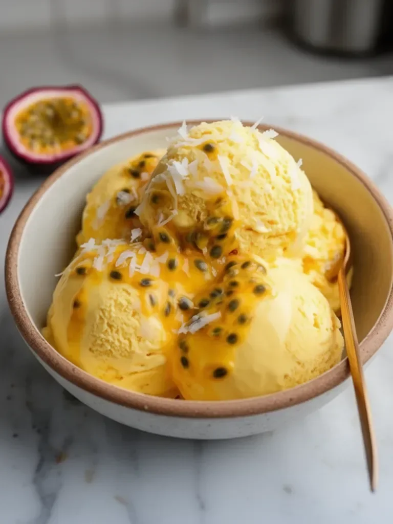 Helado de Maracuyá