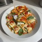 Involtini de Calabacín rellenos de ricotta, un plato delicioso y saludable.