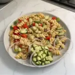La Mejor Ensalada de Pasta con Aderezo Italiano